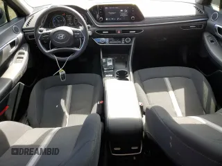 2020 Hyundai Sonata Hybrid Blue with VIN KMHL24JJ0LA012441, listed as a Copart auction lot 73644573 with 23,829 mi miles. Bid and sale history available at carsss.com. Image 8.