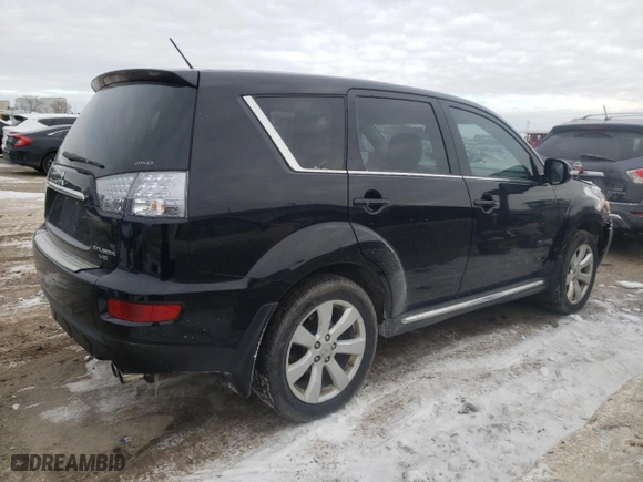 2010 Mitsubishi Outlander GT with VIN JA4JT5AX4AZ007612, listed as a Copart auction lot 38173844 with 147,784 mi miles and Salvage Title. Bid and sale history available at carsss.com. Image 3.