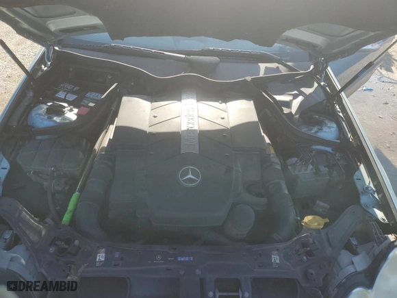 2004 Mercedes-Benz CLK-Class Cabriolet 5.0L with VIN WDBTK75G54T013397, listed as a Copart auction lot 69033014 with 157,888 mi miles and Salvage Title. Bid and sale history available at carsss.com. Image 12.