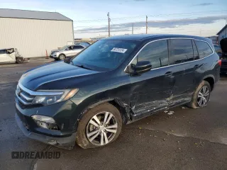2017 Honda Pilot EX-L with VIN 5FNYF5H86HB047488, listed as a Copart auction lot 84724124 with Not provided miles and Salvage title. Bid and sale history available at DreamBid. Image 1.