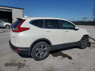 2017 Honda CR-V EX-L with VIN 5J6RW2H83HL013230, listed as a Copart auction lot 50554835 with 124,056 mi miles and Salvage Title. Bid and sale history available at carsss.com. Image 3.