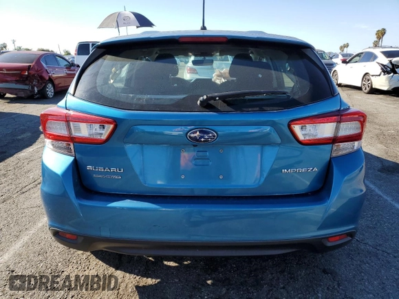 2018 Subaru Impreza with VIN 4S3GTAA64J3750614, listed as a Copart auction lot 71300392 with 0 mi miles. Bid and sale history available at carsss.com. Image 6.