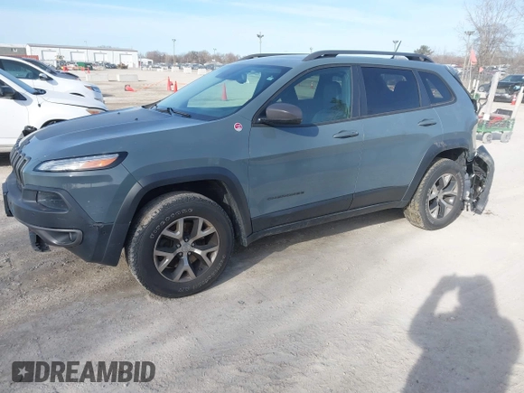 2014 Jeep Cherokee Trailhawk z VIN 1C4PJMBS5EW147579, wystawiony jako IAAI lot #41781543 z przebiegiem 155 751 mil mil oraz . Historia ofert i sprzedaży dostępna na DreamBid. Obrazek 22.