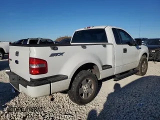 2006 Ford F-150 STX with VIN 1FTRF02W86KD93024, listed as a Copart auction lot 84327634 with 153,529 mi miles and Salvage Title. Bid and sale history available at carsss.com. Image 3.