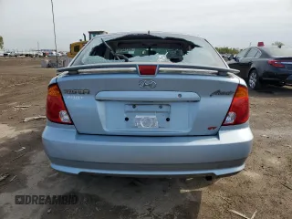2005 Hyundai Accent GLS with VIN KMHCG35CX5U335873, listed as a Copart auction lot 74374674 with 91,381 mi miles and Clean Title. Bid and sale history available at carsss.com. Image 6.
