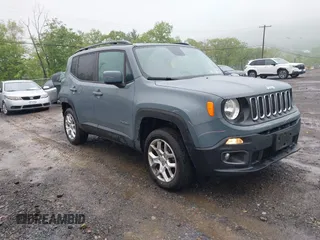 2017 Jeep Renegade Latitude with VIN ZACCJBBB9HPF65471, listed as a IAAI auction lot 42232204 with 61,579 mi miles and . Bid and sale history available at DreamBid. Image 1.