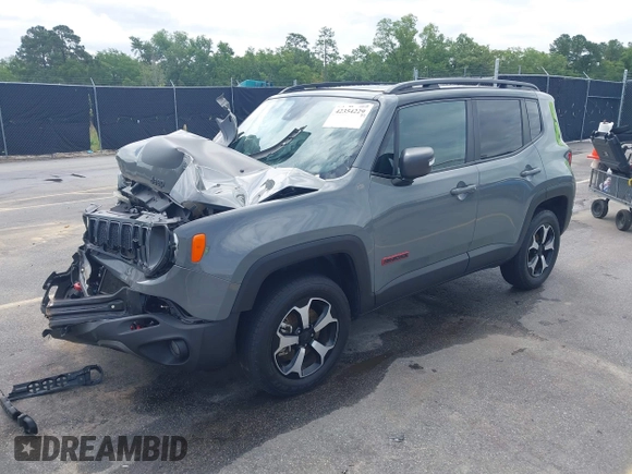 2021 Jeep Renegade Trailhawk with VIN ZACNJDC19MPN29653, listed as a IAAI auction lot 42354229 with 58,106 mi miles and . Bid and sale history available at DreamBid. Image 17.