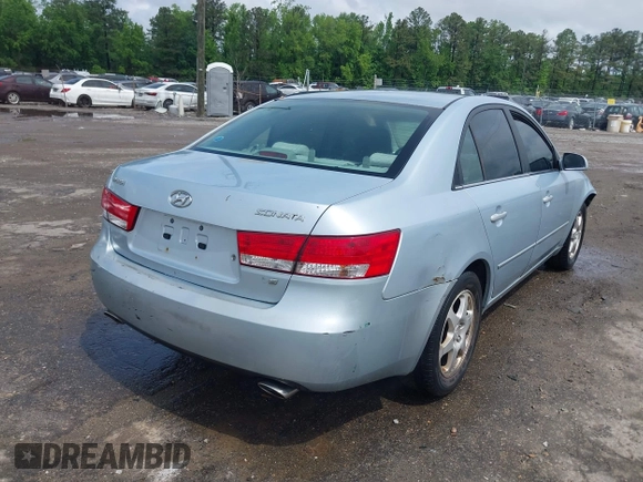 2006 Hyundai Sonata GLS with VIN 5NPEU46F46H082078, listed as a IAAI auction lot 42187697 with 191,632 mi miles and . Bid and sale history available at DreamBid. Image 4.