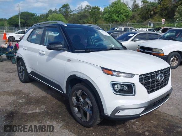 2023 Hyundai Venue Limited with VIN KMHRC8A33PU234766, listed as a IAAI auction lot 41954355 with 33,580 mi miles and . Bid and sale history available at DreamBid. Image 1.