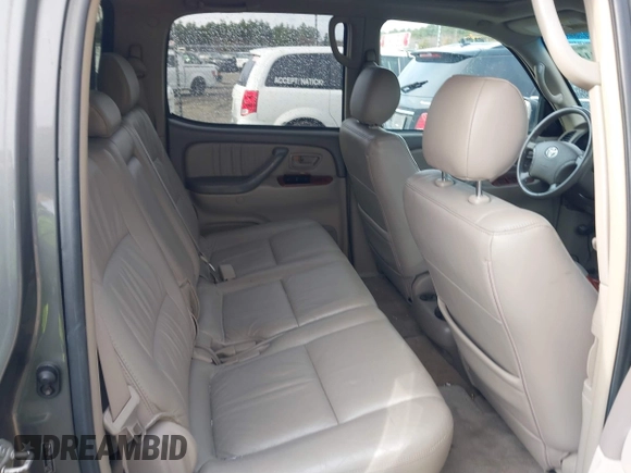 2005 Toyota Tundra Limited z VIN 5TBDT48185S481528, wystawiony jako IAAI lot #41834114 z przebiegiem 151 295 mil mil oraz . Historia ofert i sprzedaży dostępna na DreamBid. Obrazek 8.
