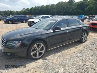 2011 Audi A8 z VIN WAURVAFD0BN026383, wystawiony jako Copart lot #59854115 z przebiegiem 141 158 mil mil oraz Czysty tytuł • Clean title. Historia ofert i sprzedaży dostępna na DreamBid. Obrazek 1.