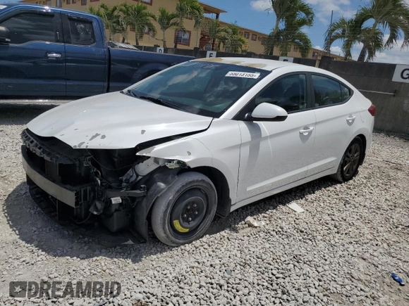 2018 Hyundai Elantra SEL with VIN 5NPD84LF5JH270136, listed as a Copart auction lot 55013155 with 66,573 mi miles and Salvage Title. Bid and sale history available at DreamBid. Image 1.