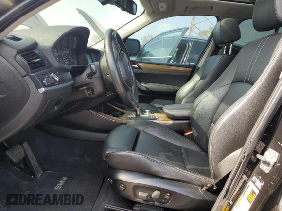 2011 BMW X3 28i with VIN 5UXWX5C50BL705875, listed as a Copart auction lot 54550395 with 133,975 mi miles and Clean Title. Bid and sale history available at DreamBid. Image 7.