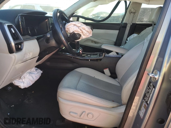 2021 Kia Sorento S with VIN 5XYRLDLC6MG054348, listed as a Copart auction lot 42397215 with 98,064 mi miles and Salvage Title. Bid and sale history available at DreamBid. Image 7.