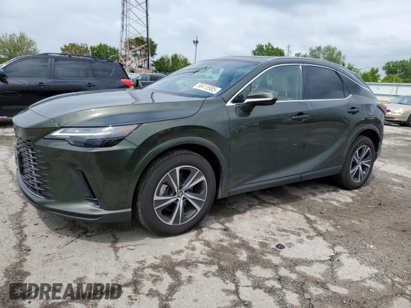2023 Lexus RX 350 z VIN 2T2BAMCA4PC034987, wystawiony jako Copart lot #58413985 z przebiegiem 23 305 mil mil oraz Szkoda całkowita • Salvage title. Historia ofert i sprzedaży dostępna na DreamBid. Obrazek 1.
