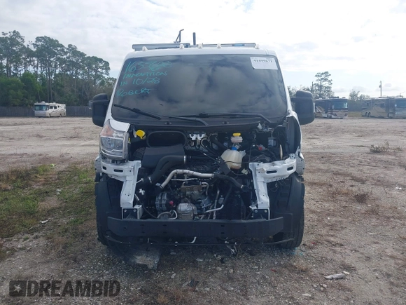 2022 Ram ProMaster Cargo with VIN 3C6LRVNG6NE127928, listed as a IAAI auction lot 41499671 with 36,846 mi miles and . Bid and sale history available at DreamBid. Image 13.