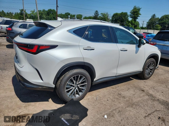 2025 Lexus NX 350 z VIN 2T2AGCEZ2SC073402, wystawiony jako Copart lot #63376795 z przebiegiem 4 987 mil mil oraz Szkoda całkowita • Salvage title. Historia ofert i sprzedaży dostępna na DreamBid. Obrazek 3.