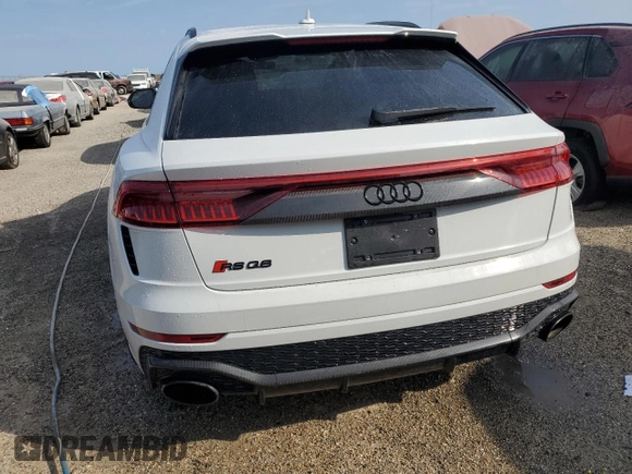 2024 Audi RS Q8 z VIN WU1ARBF19RD000254, wystawiony jako Copart lot #75186144 z przebiegiem Nie podano mil oraz Szkoda całkowita • Salvage title. Historia ofert i sprzedaży dostępna na DreamBid. Obrazek 6.