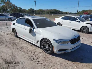 2018 BMW 5 Series 540i xDrive with VIN WBAJE7C54JWC54587, listed as a IAAI auction lot 40955389 with Not provided miles and . Bid and sale history available at DreamBid. Image 1.