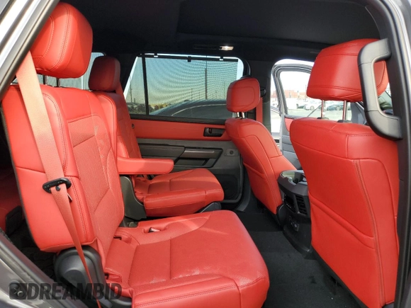 2025 Toyota Sequoia SR5 with VIN 7SVAAABA5SX053838, listed as a Copart auction lot 43636405 with 1,553 mi miles and Salvage Title. Bid and sale history available at carsss.com. Image 11.