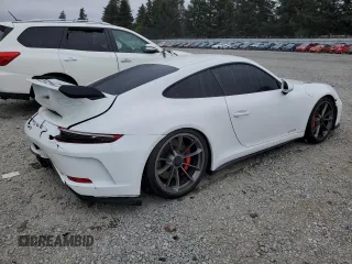 2018 Porsche 911 GT3 with VIN WP0AC2A92JS175473, listed as a Copart auction lot 54748994 with 24,601 mi miles. Bid and sale history available at carsss.com. Image 3.