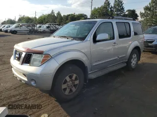 2005 Nissan Pathfinder LE with VIN 5N1AR18W85C732323, listed as a Copart auction lot 63536424 with 172,263 mi miles and Clean Title. Bid and sale history available at carsss.com. Image 1.