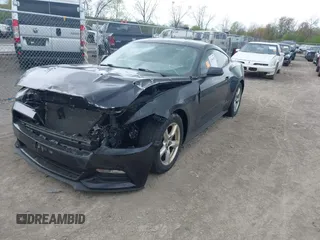2015 Ford Mustang V6 with VIN 1FA6P8AM6F5305588, listed as a IAAI auction lot 42106438 with 100,864 mi miles and . Bid and sale history available at carsss.com. Image 17.
