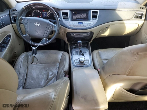 2011 Hyundai Genesis with VIN KMHGC4DF1BU124748, listed as a Copart auction lot 52263275 with 145,672 mi miles and Clean Title. Bid and sale history available at carsss.com. Image 8.