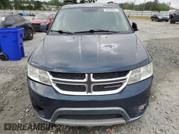 2013 Dodge Journey SXT with VIN 3C4PDCBB2DT580055, listed as a Copart auction lot 54298865 with 172,492 mi miles and Clean Title. Bid and sale history available at carsss.com. Image 5.