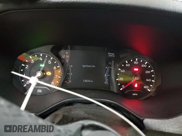 2023 Jeep Compass Latitude Lux with VIN 3C4NJDFN3PT569886, listed as a Copart auction lot 54680145 with 13,633 mi miles and Salvage title. Bid and sale history available at DreamBid. Image 9.