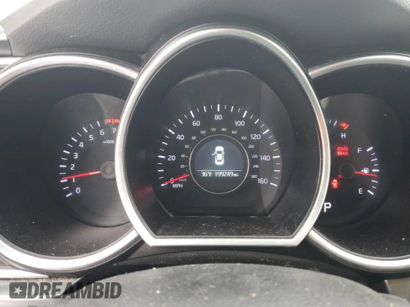 2014 Kia Optima LX with VIN 5XXGM4A73EG335796, listed as a Copart auction lot 89120645 with 199,249 mi miles and Salvage Title. Bid and sale history available at carsss.com. Image 9.