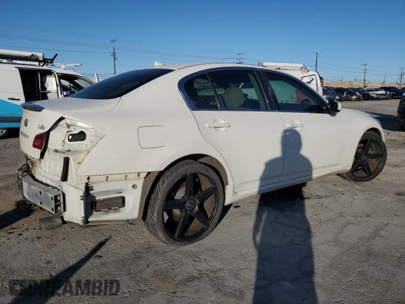 2013 Infiniti G37 x with VIN JN1CV6AR2DM766439, listed as a Copart auction lot 46060045 with 136,844 mi miles and Salvage Title. Bid and sale history available at DreamBid. Image 3.