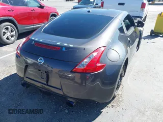 2010 Nissan 370Z with VIN JN1AZ4EH0AM501645, listed as a IAAI auction lot 41653013 with Not Provided miles. Bid and sale history available at carsss.com. Image 4.