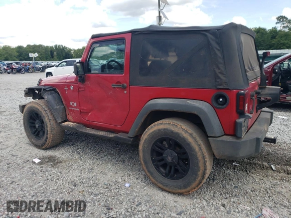 2007 Jeep Wrangler X with VIN 1J4FA24197L185416, listed as a Copart auction lot 59943735 with 147,984 mi miles and Salvage title. Bid and sale history available at DreamBid. Image 2.