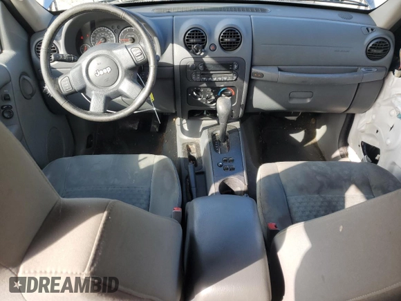 2005 Jeep Liberty Sport with VIN 1J4GK48K85W500654, listed as a Copart auction lot 43412695 with 119,366 mi miles and Salvage Title. Bid and sale history available at carsss.com. Image 8.