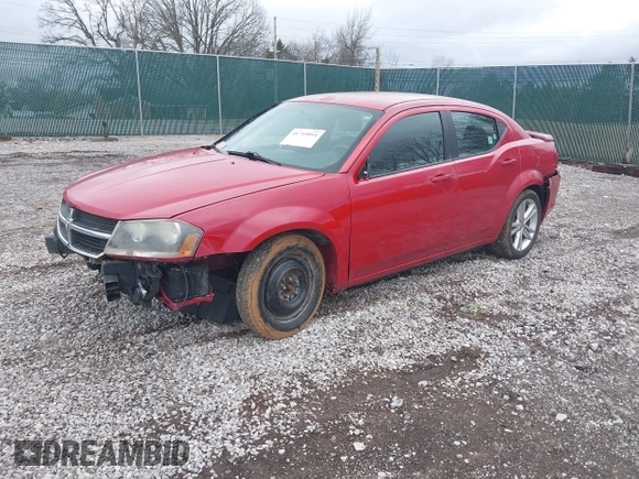 2014 Dodge Avenger SE with VIN 1C3CDZAB0EN220002, listed as a IAAI auction lot 41719914 with 165,330 mi miles and . Bid and sale history available at DreamBid. Image 2.