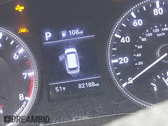 2019 Hyundai Santa Fe SE with VIN 5NMS2CAD9KH117777, listed as a IAAI auction lot 42296811 with 82,188 mi miles and . Bid and sale history available at DreamBid. Image 15.