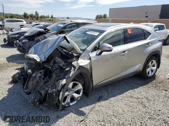 2018 Lexus NX 300 with VIN JTJYARBZ6J2100753, listed as a Copart auction lot 64038815 with 69,137 mi miles and Salvage title. Bid and sale history available at DreamBid. Image 1.