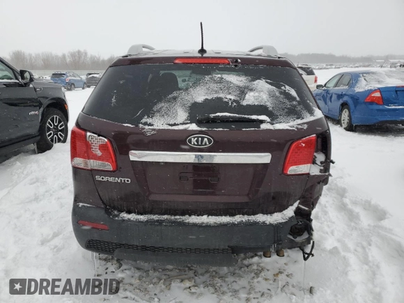 2011 Kia Sorento LX with VIN 5XYKT3A16BG084024, listed as a Copart auction lot 45290665 with 138,621 mi miles and Clean Title. Bid and sale history available at DreamBid. Image 6.