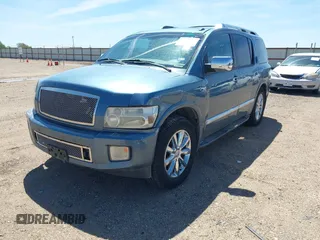 2008 Infiniti QX56 with VIN 5N3AA08C48N907934, listed as a IAAI auction lot 42070287 with 220,766 mi miles. Bid and sale history available at carsss.com. Image 2.