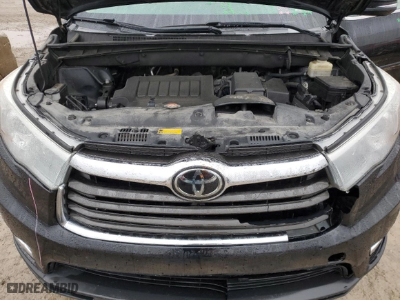 2015 Toyota Highlander Limited with VIN 5TDDKRFH8FS206895, listed as a Copart auction lot 44182455 with 85,927 mi miles and Salvage Title. Bid and sale history available at carsss.com. Image 12.