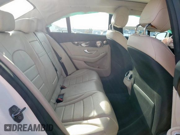 2017 Mercedes-Benz C 300 with VIN 55SWF4KB3HU206584, listed as a Copart auction lot 50597005 with 143,917 mi miles and Salvage Title. Bid and sale history available at carsss.com. Image 10.