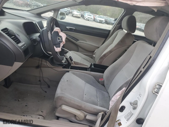 2010 Honda Civic Sdn LX with VIN 2HGFA1F51AH547647, listed as a Copart auction lot 49746765 with 153,965 mi miles and Salvage Title. Bid and sale history available at carsss.com. Image 7.