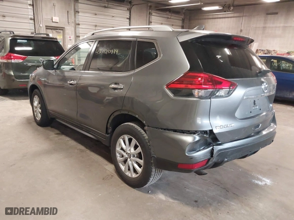 2017 Nissan Rogue SL with VIN JN8AT2MV2HW272009, listed as a IAAI auction lot 42020984 with 98,281 mi miles. Bid and sale history available at carsss.com. Image 3.