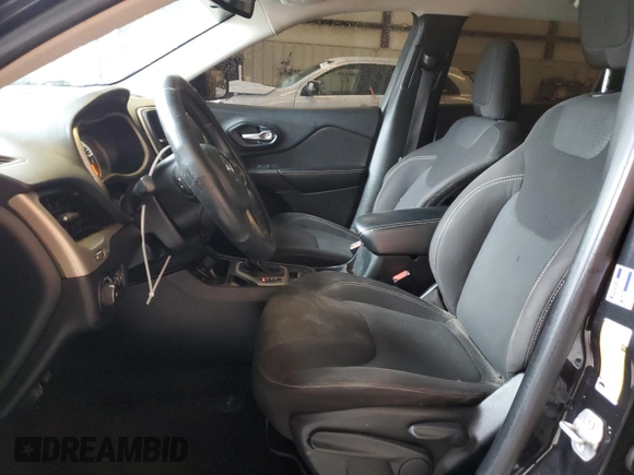2016 Jeep Cherokee Latitude with VIN 1C4PJLCBXGW206654, listed as a Copart auction lot 44589985 with 154,720 mi miles and Salvage Title. Bid and sale history available at carsss.com. Image 7.