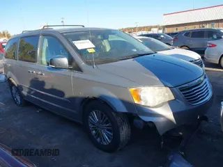 2013 Chrysler Town & Country Touring-L with VIN 2C4RC1CG1DR805496, listed as a IAAI auction lot 41156379 with 191,100 mi miles. Bid and sale history available at carsss.com. Image 1.