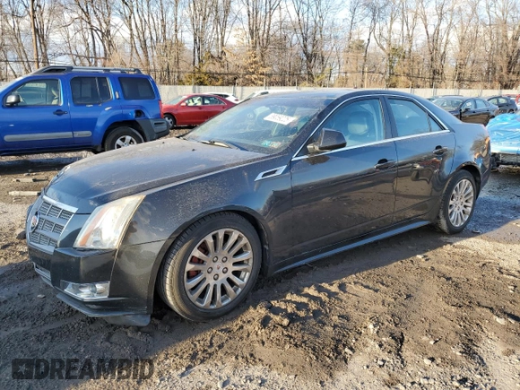 2011 Cadillac CTS Premium with VIN 1G6DS5ED4B0136657, listed as a Copart auction lot 89059225 with 178,438 mi miles and Salvage Title. Bid and sale history available at carsss.com. Image 1.
