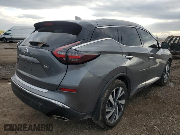 2022 Nissan Murano SL with VIN 5N1AZ2CJ3NC112559, listed as a Copart auction lot 87326144 with 47,136 mi miles and Salvage Title. Bid and sale history available at carsss.com. Image 3.