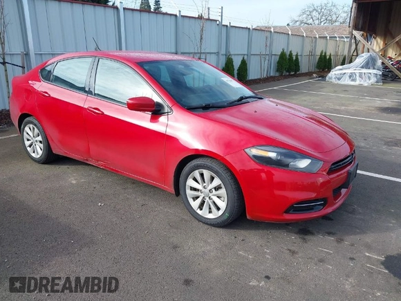 2014 Dodge Dart SXT with VIN 1C3CDFBB8ED851812, listed as a IAAI auction lot 41736482 with 92,116 mi miles. Bid and sale history available at carsss.com. Image 1.