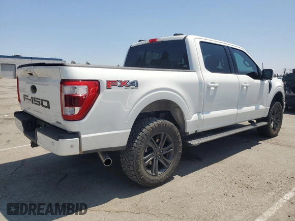 2022 Ford F-150 XL with VIN 1FTFW1E85NFA47493, listed as a Copart auction lot 56224385 with 51,614 mi miles and Clean Title. Bid and sale history available at DreamBid. Image 3.